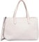 TOM TAILOR Marla Damen Shopper Umhängetasche Reißverschluss Mittelgroß Weiß
