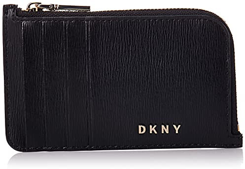 DKNY Damen Textured Card Geldbörse Taschen Und Geldbörsen Schwarz ONE Size
