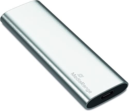 MediaRange External SSD Drive 120 GB - USB Type-C Solid State Drive with 3.2 Gen 2 Flash Technology, Lightning-fast Data Transfer, Read up to 450 MB/s, Write up to 420 MB/s