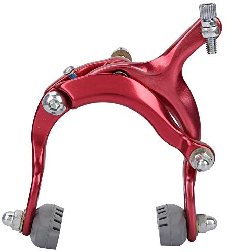 V GEBY Fahrrad Bremsen Kit, 1 Paar Mountainbike Aluminiumlegierung Autobahn Bremse Fahrrad 11 * 13cm Bremse für Rennrad Mountainbike (Rot)