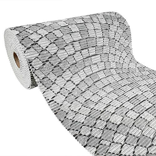 DecoMeister Badematte Weichschaummatte Duschvorleger Badläufer Badteppich Weichschaum Bodenmatte Antirutsch Teppich WC Pool Vorleger Yogamatte rutschfeste Matte 65x100 cm Straßenpflaster
