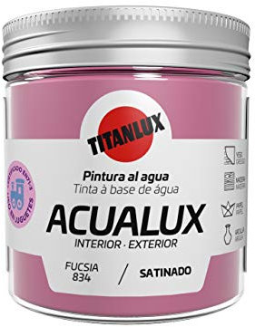 Titanlux - Acualux Satinado 75 ml (834 Fucsia)