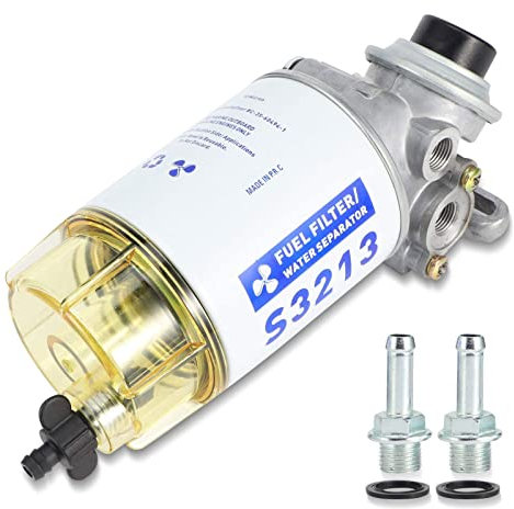 Separatore acqua carburante, separatore acqua filtro carburante marino Kit completo S3213 Parti del motore fuoribordo per barche