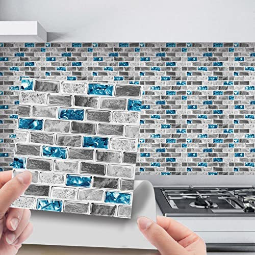 Ppiastrelle Adesive Cucina Mattoni Vintage Color Tortora Piastrelle Impermeabile Pvc Piastrelle Adesive Bagno Antigraffio Pavimento Adesivo Mattonelle Adesive10 Pezzi(10X10cm)