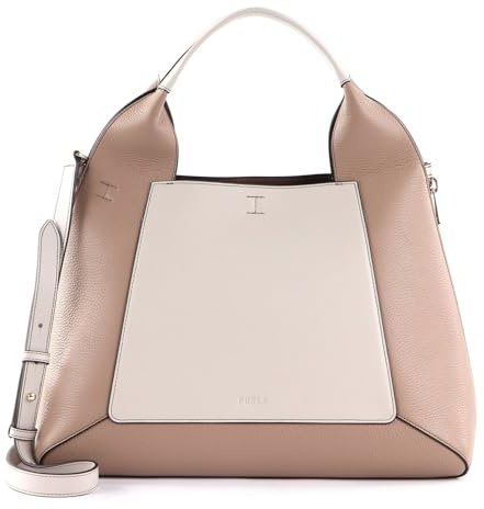 Furla Gilda Tote Bag L Perla e + Greige + Salvia c