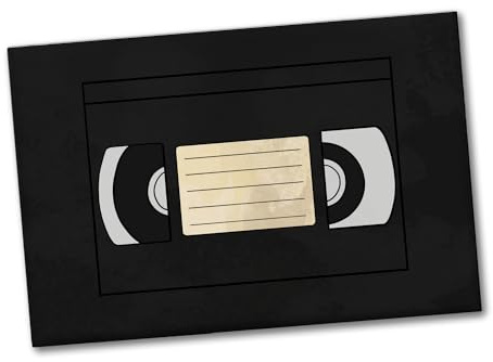 Retro Videokassette Souvenir Magnet schöner Souvenir Magnet für den Kühlschrank zum Befestigen von Fotos, Postkarten oder Haushaltsplan für Film Fanatiker
