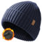 FURTALK Unisex Winter Beanie Grobstrick Mütze mit weiches Fleecefutter Warm Wintermütze für Herren und Damen