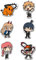 Chainsaw Man - SD Character Group Die-Cut Sticker