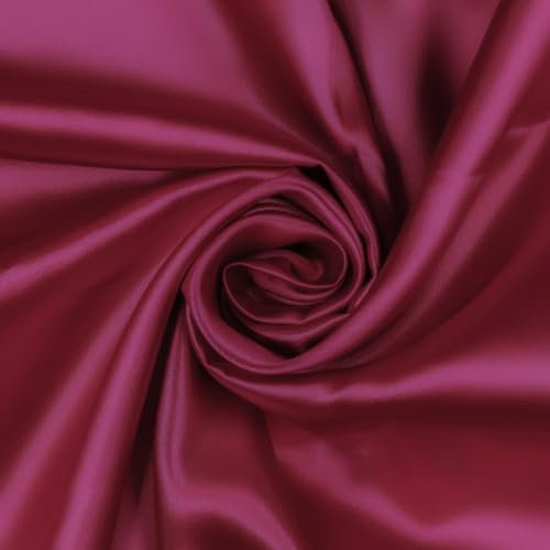 Mondo Tessuti – Pannello Raso Morbido Tinta Unita 100x150cm (Fucsia)