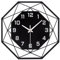 VINILITE Wanduhr Metall Schwarz im Vintage-Stil Ohne Tickgeräusche Lautlos Vintage Dekor Wanduhr mit Arabische Ziffern 30cm für Wohnzimmer, Küche, Schlafzimmer, Büro
