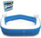 COOZi Inflatable Family Pool, Easy-Setup Rectangular Paddling Pool, Durable PVC Kids Swimming Pool, Toddler Pool with Repair Patch, Outdoor & Indoor Use – Blue