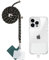 Yoedge Handyband Universal Schlüsselband zum Umhängen Handy Kette mit 2er Handy Lanyard Pads,Verstellbares Handy umhängeband Handyband Smartphonekette geeignet für jeder Hülle,Grün Schwarz