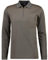 RAGMAN Herren Softknit-Poloshirt Langarm mit Zip (DE/NL/SE/PL, Alphanumerisch, XXL, Regular, Regular, Taupe dunkel-867)