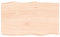 Tidyard Tischplatte Massivholzplatte Eichenplatte Holzplatte Platte Ersatztischplatte 100x60x6 cm Massivholz Eiche Unbehandelt Baumkante