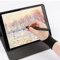 SHULLIN 2 Pcs Artist Glove Drawing Glove Tablet Drawing Anti-fouling Glove Artist Two Finger Glove 2 Finger Glove Good for Right Hand or Left Hand or Graphics Drawing Tablet Pad Art Creation (L)