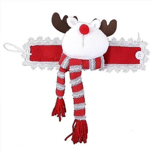 Vorhang-Raffhalter mit Weihnachtsmann-Motiv, für kreative Befestigung, Schnalle, niedlicher Weihnachtsvorhanghalter für Weihnachten, Mottoparty, Dezember