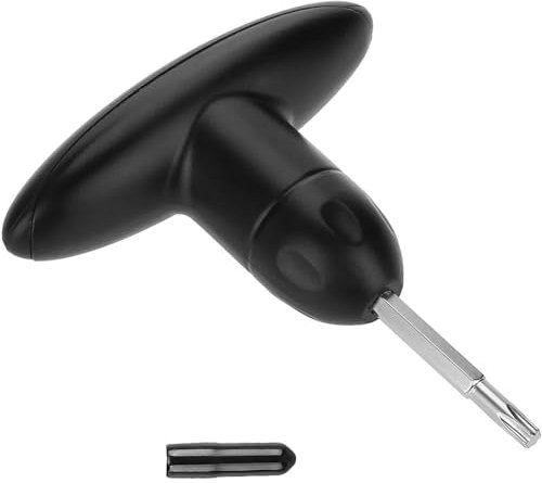 Yumatch Golf Driver Wrench Tool Golf Head Screwdriver Golf Shaft Adapter Tool Replace Adjustment Golf Handle Wrench Adapter Torque Tool Screwdriver Black