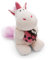 NICI Kuscheltier Einhorn Theodor mit Marienkäfer 45cm weiß - Stofftier aus weichem Plüsch, niedliches Plüschtier zum Kuscheln und Spielen, für Kinder & Erwachsene, tolle Geschenkidee - 61389