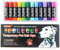 Tinte para perros, 12 colores tinte de cabello para perros temporal, pintura segura para mascotas seguras tinte para mascotas para mascotas para perros, gatos y caballos preparación para accesor