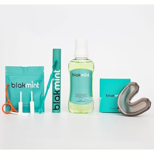 Retainer Starter Kit- 10 Month Supply | Kills 99.99% Bacteria | Retainer Cleaner | Chewies | Removal Hook | Leakproof Case | Portable Cleaning
