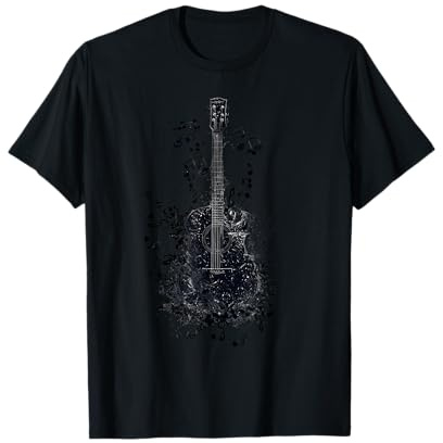 Musiknoten Gitarristen Musiker Noten Gitarre T-Shirt