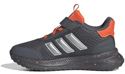 adidas X_plr Unisex Children's Trainers, Grey/Orange Impact/Matte Silver, 13 UK
