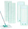 4Pièces Serpillères de Rechange pour Leifheit Profi XL Micro Duo 47x17cm Housse de Rechange pour Leifheit Profi XL Cotton Plus 2 Fibres Système Housse de Rechange en Microfibre pour Tous Les Sols