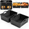 Air Fryer Silicone Liner for Cosori Dual Air Fryer, 8.5L, 2PCS Air Fryer Liners Reusable Airfryer Silicone Liners for Cosori 8.5L, Large Dual Silicone Air Fryer Accessories