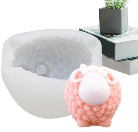 Schaf-Silikonform – 3D-Backform für Schokolade, Fondant, Harz, Bonbons