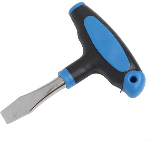 T-Griff Schlitzschraubendreher, 12 mm breite Schlitzklinge für Schnellwechselplatte, Kamerastativ, elektronische Geräte Reparatur