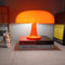 Pilz Tischlampe Orange LED Mushroom Lampe Tischleuchte Nachttischlampe mit Kabel 3000K/4000K/6000K Pilz Lampe Nachtlicht Deko Modern Schreibtischlampe für Wohnzimmer Schlafzimmer Hotel, mit 4*E14 Bulb