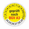 Fassbender-Druck PRÜFPLAKETTEN - Hochwertige Prüfetiketten BGV A3 PRÜFUNG Ø 30mm - Selbstklebende PVC-Folie - Wartungsetiketten für Prüfung - Prüfplakette für Prüfungsnachweis (30 Stück)
