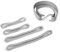 Stanleys Seil Shop Gummiring Abspannring Zelt Plane Vorzelt Zeltgummi Zeltabspannring Grau (130 mm x 100 Stück)