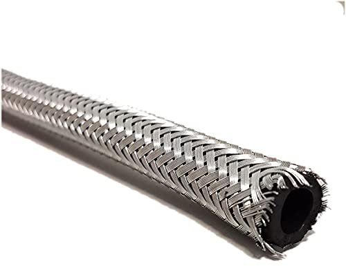 VE-Professional Kraftstoffschlauch Benzinschlauch 8mm Stahlflex Edelstahl V2A ContiTech Ölschlauch - Made in Germany -