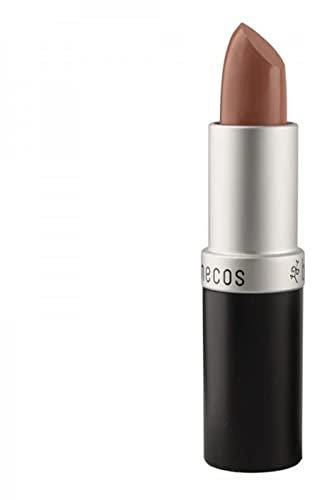 benecos Naturkosmetik - Lipstick - cremiges Finish | Natürlicher Lippenstift mit hochpigmentierter, intensiver Farbabgabe - pflegend für weiche Lippen | 4,5g | muse