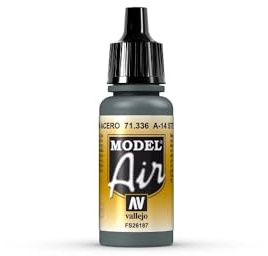 AV Vallejo Model Air 17ml - A-14 Steel Grey