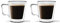 Vialli Design Set 2 x Thermogläser Doppelwandig mit Henkel 400 ml, Gläser für Latte Macchiato, Cappuccino, Diva Kollektion, Kaffeetassen, Kaffeegläser, Hitzebeständiges Glas, Transparente