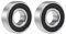 sourcing map 2Stk. Rillenkugellager 6202-2RS Chromstahllager Doppelt Shielded Lager 15x35x11mm