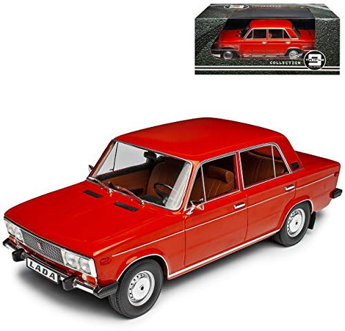 Lada 2106 1600 Limousine Rot Orange 1979-2012 1/18 Triple 9 Modell Auto
