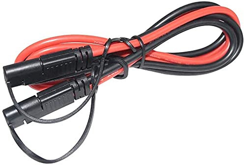 Sae-Verlängerungskabel, 10 AWG (10 AWG) – 91 cm Sae auf Sae Kabel, Batterieladegerät, Verlängerungskabel, strapazierfähig, 10 AWG, Schnelltrennung, Sae 2-poliger Stecker, Solarpanel, Netzstecker,