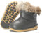 Gaatpot Scarpe per Bimba Bambini Stivaletti Stivali Fodera Calda Stivaletto da Invernalo Ragazzi Stivali Impermeabili all'aperto Grigio scuro 25EU = 26CN