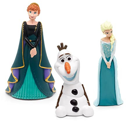 tonies Audio Figures Bundle for Toniebox, 3 x Disney Frozen Figure - Elsa, Anna & Olaf with the Original Radio Play for the Film, for Children from 4 Years