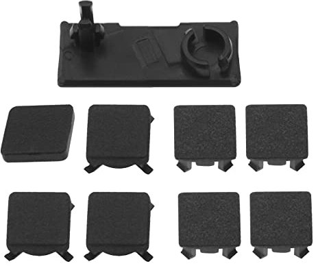 YINETTECH Juego de 2 soportes para tornillos compatibles con Sony PS3 Slim 2000 3000, cubiertas de goma, accesorios electrónicos