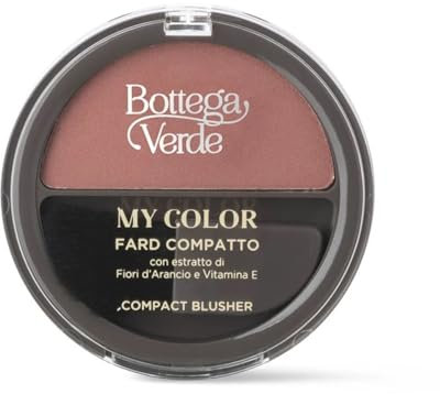 Bottega Verde - My Color - Fard compatto con estratto di Fiori d'Arancio e Vitamina E - colore radioso - malva