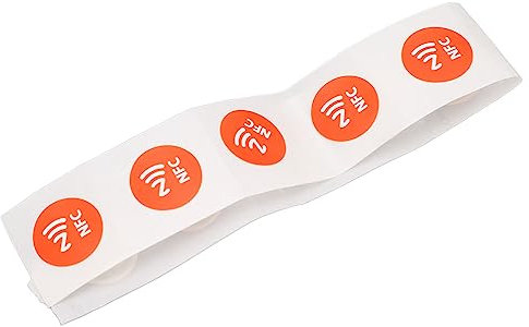 NFC-Karte, NFC-Chip. 504 Byte verfügbar. NDEF-Speicher. Wasserdichtes PVC. Geringe Größe. Gute Kompatibilität mit Mobiltelefonen (Rot)