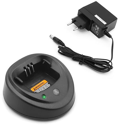 NEWASHAN EU Base Station Desktop Caricabatterie 12 V Adattatore CA per Motorola Radio DP1400 DEP450 EP450 GP3188 GP3688 CP040 CP140 CP150 CP180 CP200 PR400 MotoTrbo R2 NTN496 NTN48555 1 PMLN; 5192