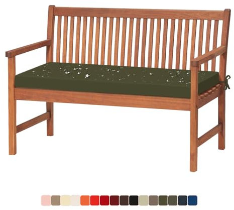 Lsjoaw Bankauflage 170X50X8CM Bankkissen Sitzauflage Sitzkissen wasserdicht Gartenbankauflage Schaukelkissen für Gartenbank Schwingen Bankpolster Outdoor für Fensterbank Gartenkissen Color#25