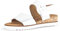 Gabor Damen Keilsandalen, Frauen Sandalen,Moderate Mehrweite (G),Freizeitschuhe,offene Schuhe,Strandschuhe,Weiss(Kork/offwhi),40.5 EU / 7 UK