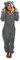 MJGkhiy Pigiama Intera in Pile Donna Comodo Manica Lunga Con Cappuccio Curvy Monopezzo Inverno Sherpa Set Pigiami Lunghi Sleepwear per Tutte