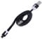 Gadpiparty Durable Flat Micro Usb Cable Extra Long Charger Cord for Tablet -wrap Tpe Material Portable Design Black for Quick Charging and Data Transfer